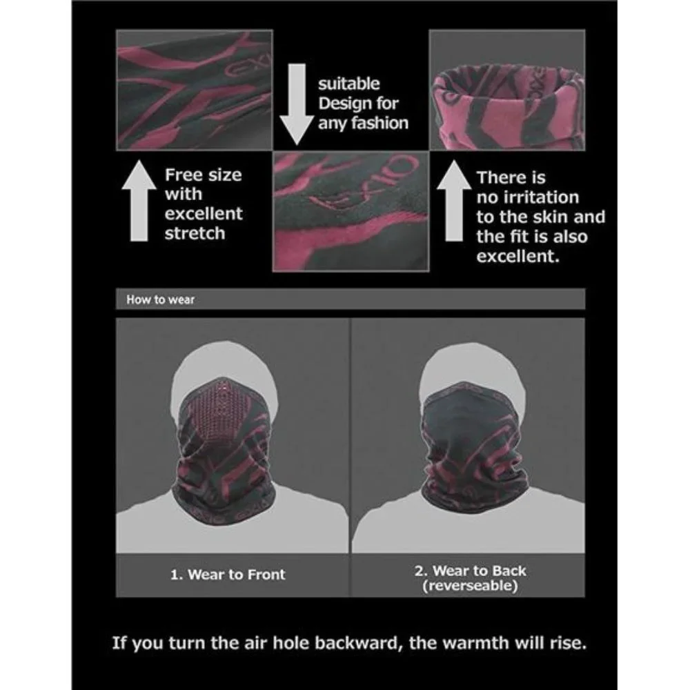 Winter Neck Warmer Gaiter/Balaclava ( 2Pack) - Windproof Face Mask Unisex